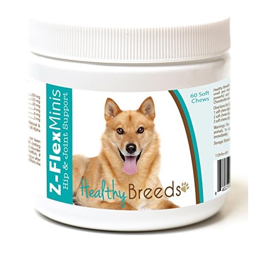 Healthy Breeds Finnish Spitz Z-Flex Minis Hip and Joint Support Soft Chews 60 Count