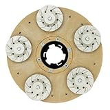Concrete Grinding Plate for Swing Machines - Removal Tool for Concrete with 5 Cup Wheels - MAX RPM 175
