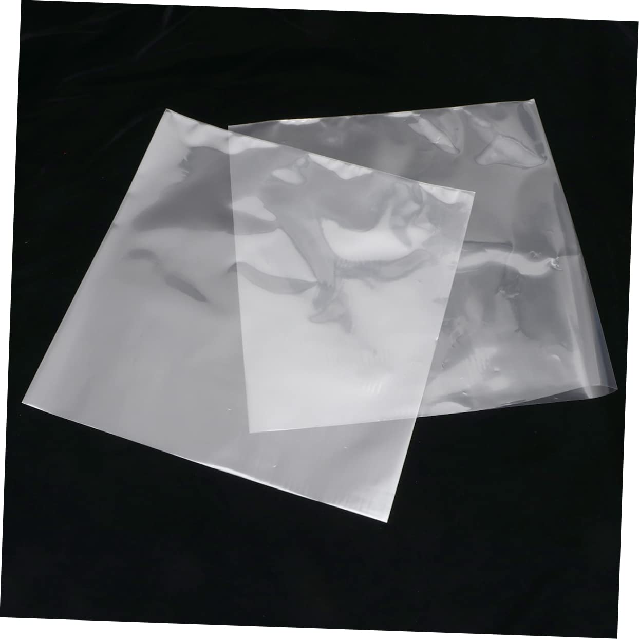 Mikinona 50pezzi Buste Protettive per Vinili Sacchetti Piatto Chiusura Tasche Resistente per Protezione Dischi Vinile Custodia Anti- e Anti-Usura