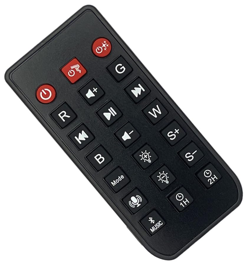 AWO Replacement Remote Control Compatible for Rossetta RT009 Galaxy Star Projector for Bedroom,Northern Galaxy Light Aurora LED Night Light Aurora Projector