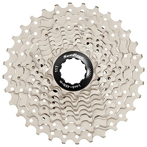 SunRace Unisex's CSRS1 Cassette, Silver, 11-32T Cover
