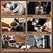 Reoszeank 51mm Espresso Accessories Kit, Espresso Distribution Tool, Spring Loaded Calibrated Tamper and Dosing Funnel Set, Coffee Distributor Leveler Fits Delonghi 51 mm Machines and Portafilter