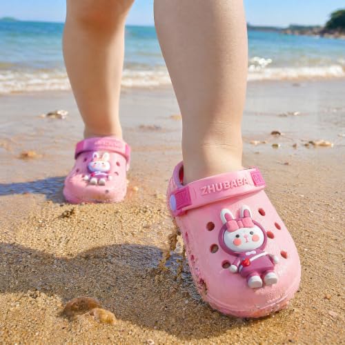 Image of Toddler Little Kids Clogs Slippers Sandals, Non-Slip Girls Boys Clogs Slide Lightweight Garden Shoes Slip-on Beach Pool Shower Slippers