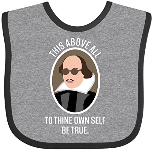 inktastic To Thine Own Self Be True Shakespeare Baby Bib