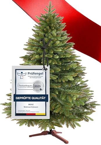 Menz Künstlicher Weihnachtsbaum 180cm – Naturgetreuer Tannenbaum...