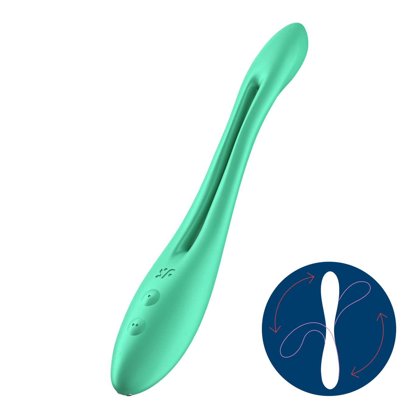 Satisfyer Juego Elástico Multivibrador | Vibrador para Punto G | Estimulador Flexible para Mujeres Hombres y Parejas | Juguetes Eróticos para pareja sexuales con 16+ Funciones