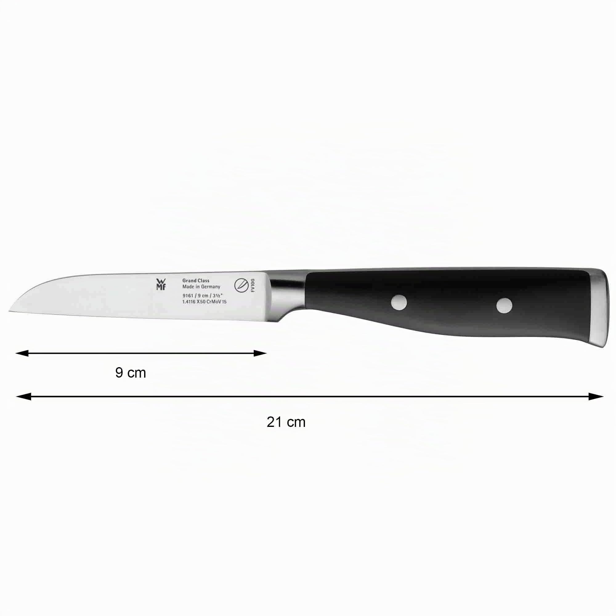 WMF 1891849992 Grand Class Performance Cut - Juego de Cuchillos de Cocina con Bloque Organizador (5 Piezas)