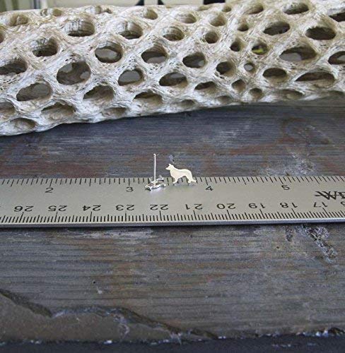 border collie earrings