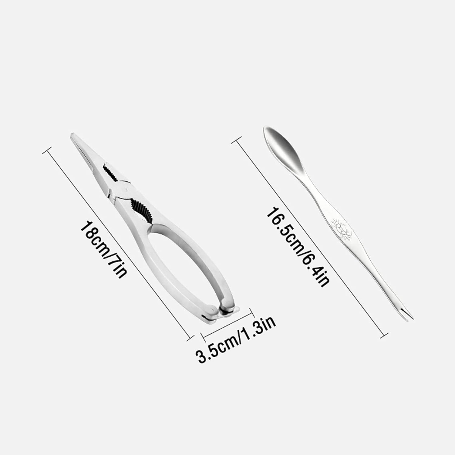 Seafood Tool Sets Seafood Tool Lobster Crackers and Picks Nutcrackers Set Includes Seafood Crackers, 2 Seafood Forks and Picks Kitchen Accessories