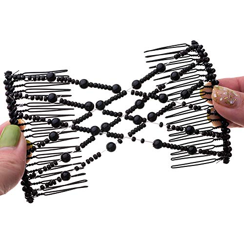 LOVEF 4Pcs Professional Hair Comb Ladies Magic Beads miniatura 7