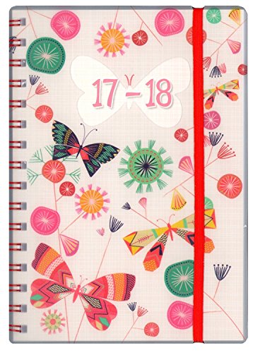 Télécharger Tallon A5 Jour Par Page Scolaire Milieu D'année Agenda, 2017-2018 - Floral, A5 livre En ligne