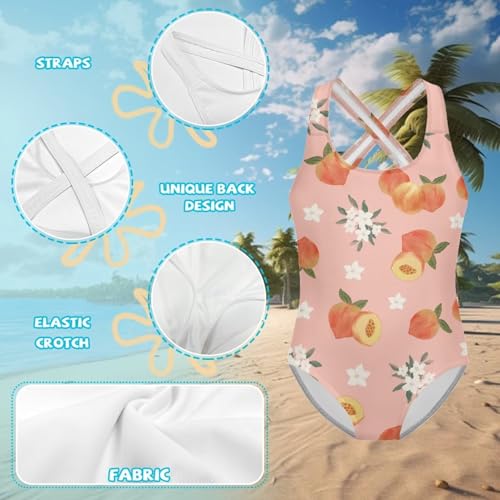 Girls Summer Swimsuit Sleeveless Swimwear One-Piece Swim Suit Beachwear Pool Outfits Bathing Suit4