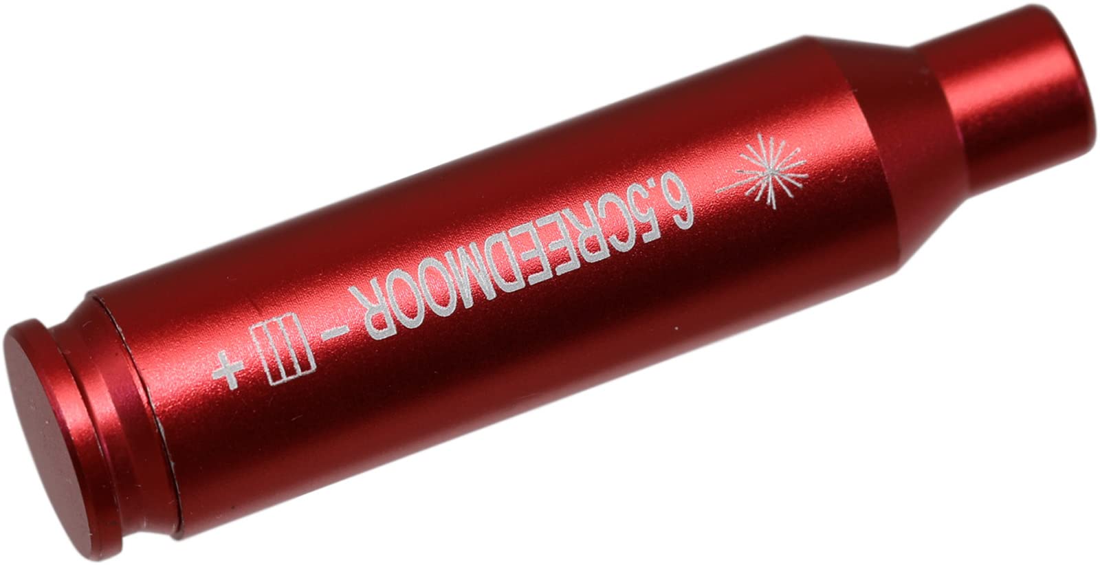6.5CREEDMOOR Bore Sight Red Dot Patrone mit 2 Sätzen Batterien