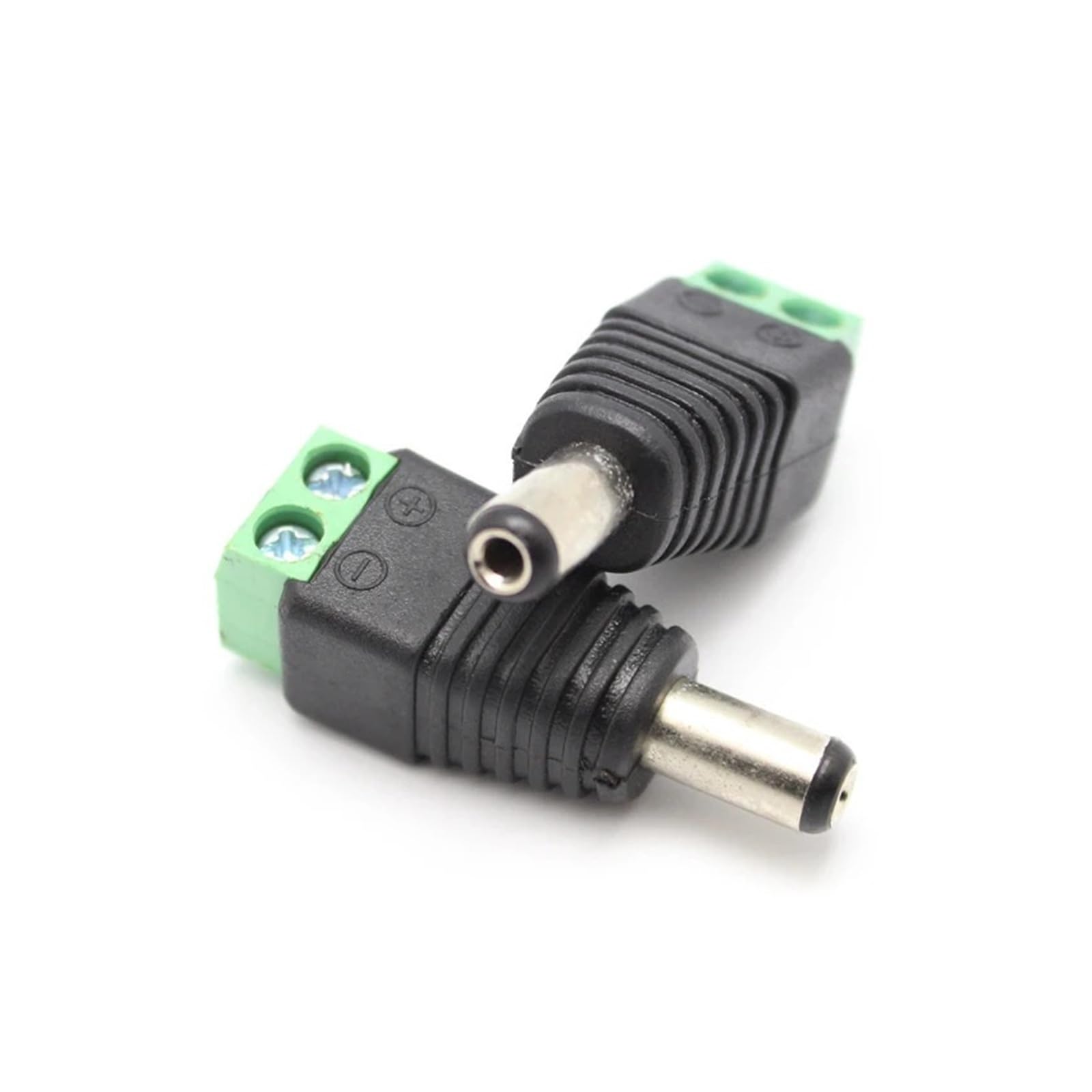 Adapter DC Power Plug 5,5 x 2,1/2,5 mm i 3,5 x 1,35 mm męski żeński łącznik do taśmy LED 1/5/10 pary (5,5 x 2,5, 10 pary)