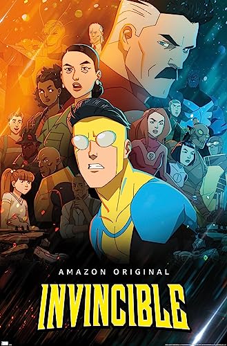 Invincible - Group One Sheet Wall Poster, 19L" x 13W", Premium Unframed Version