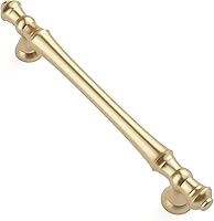 Vista 8 de Asidrama Paquete de 10 manijas de gabinete de cocina de latón cepillado envejecido de 3 pulgadas (2.992 in), tiradores de gabinete, accesorios