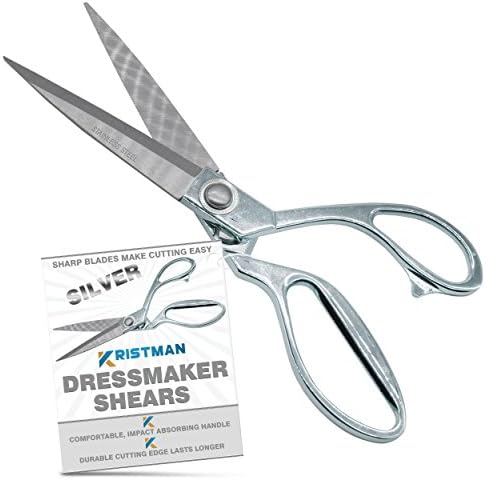 Dressmaker Shears Professional 9.5 Inch Scissors Cut with Ease Silver