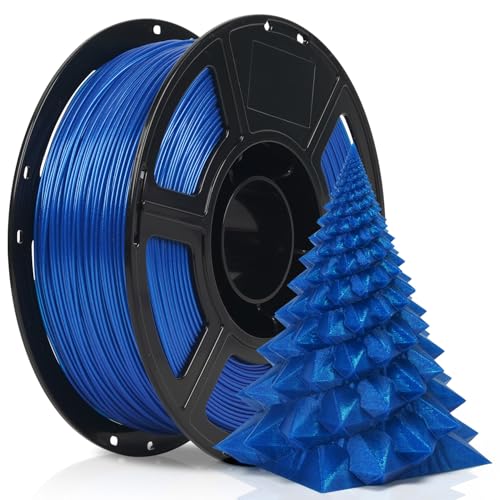 Image of FLASHFORGE Xmas Series Rapid PLA Filament Aurora Blue, High Flow Speedy 3D Printer Filament Max 500mm /s High-Speed Printing, Radiated Unparalleled Brilliance, Twinkling and Ultra-Smooth Finish