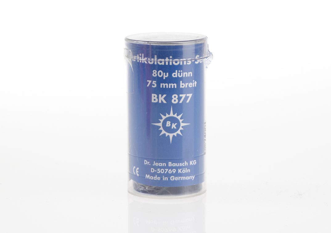 Dental Articulating Silk 80µ - Microns with 80 mm - 3 Meter Roll