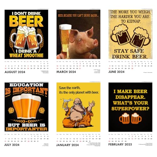 Image of Tallenge - Brew Poster Collection - 2024 desk Calendar - 6 x 9 Inches (Paper, Desk Calendar)