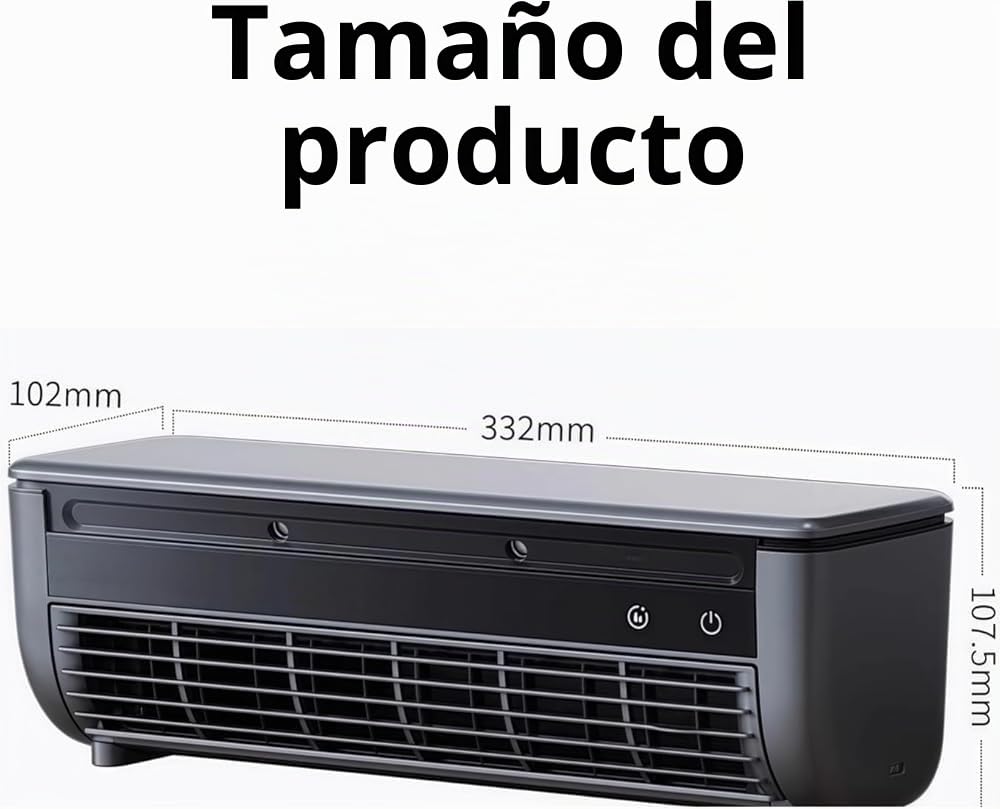 Aire acondicionado portátil inalámbrico con batería de 6000 mAh y carga inalámbrica, sin instalación, refrigeración silenciosa para RV, dormitorio, oficina, campamento (color: blanco)