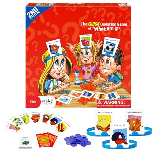 Quién es Divertido Juego de Mesa,Clásico Juego de Mesa,Games para Family Parents Niños,Regalo para Niños (Color C)