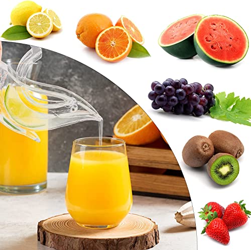 Image of Manual Lemon Squeezer Orange Fruit Hand Juicer Kitchen Acrylic Clips Tools, Glass Acrylic crystal Press Juicer, Kitchen Tools Dinner Plate Elegance Press Bird Lemon & Lime Squeezer. (Pack of 1)