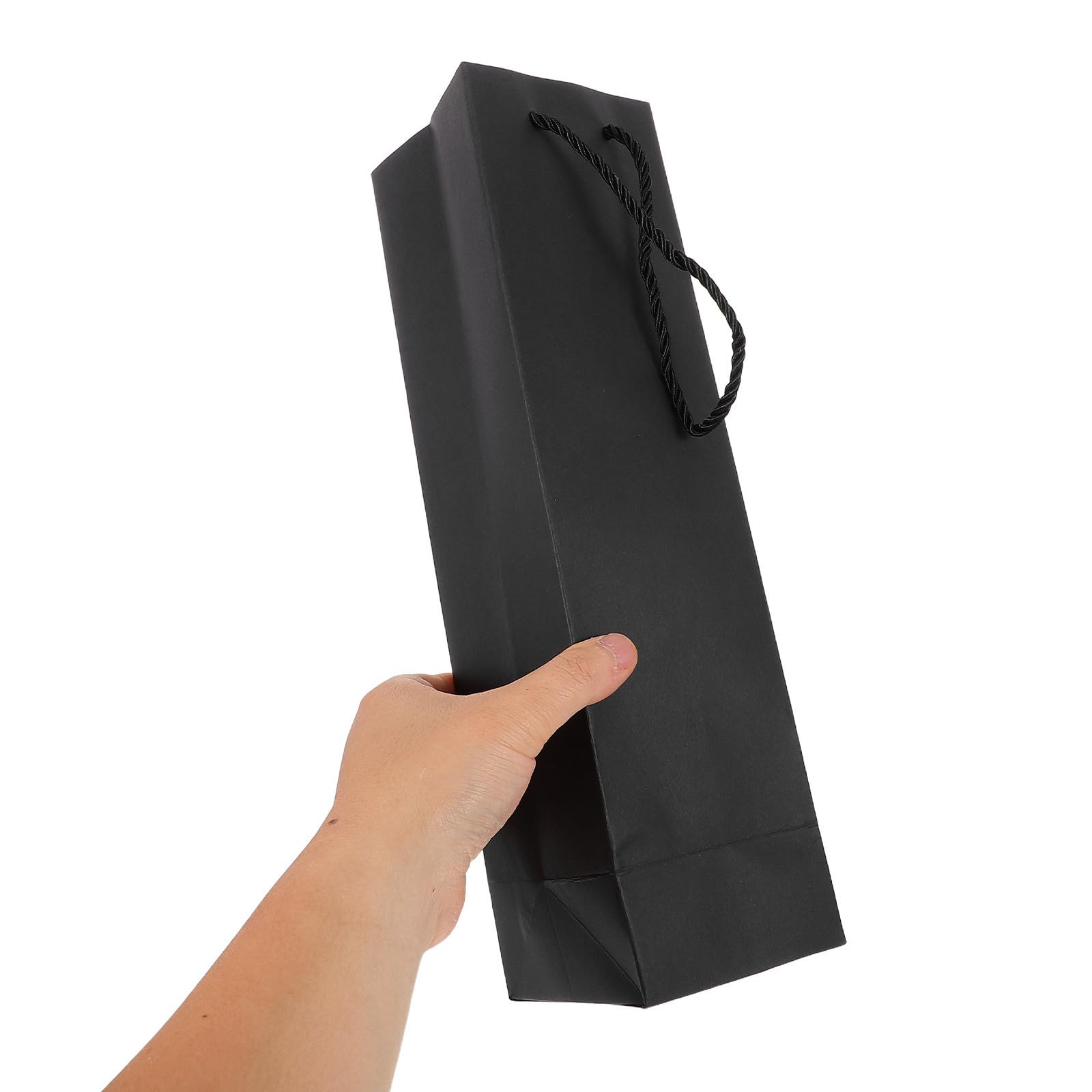 40 Piezas Bolsa de Obsequio para Botella de Vino Kraft Negra con