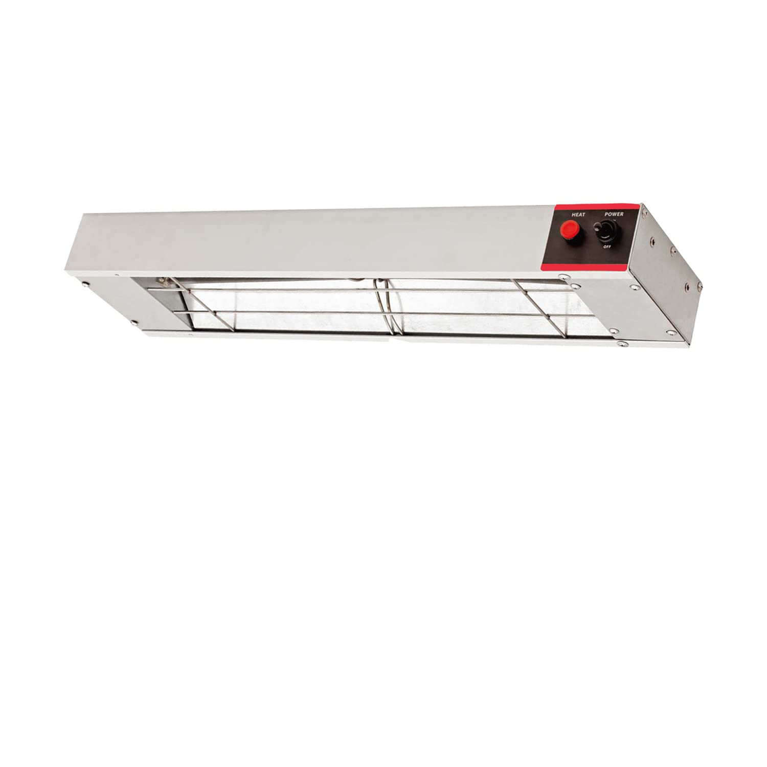 24 Inch Food Heat Lamp Commercial Food Warmer Overhead Strip Warmer 500 Watts with Chain and Us Plug,110v (24")