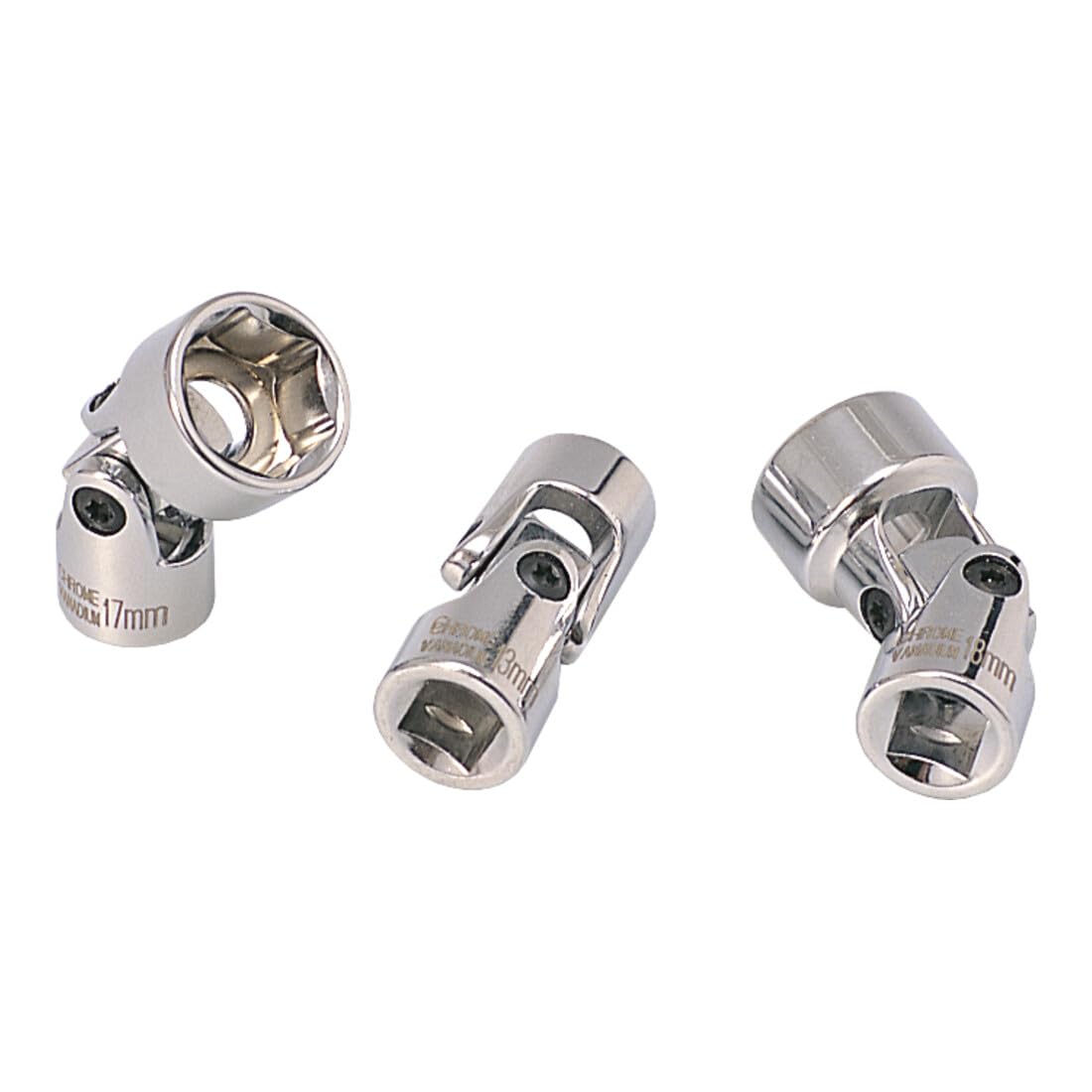 KS Tools 911.3841 3/8" CHROMEplus Hexagonal socket with flexible joint, 10mm