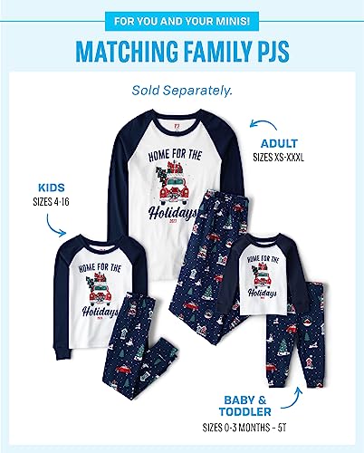 Image of The Children's Place baby-girls Family Matching Christmas Holiday Pajamas Sets, Snug Fit 100% Cotton, Adult, Big Kid, Toddler, Baby Pajama Set (pack of 1)