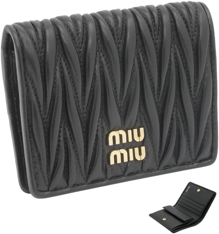 miu miu ブラック 長財布 楽天市場】ミュウミュウ MIU MIU マテラッセレザー 財布 ブラック