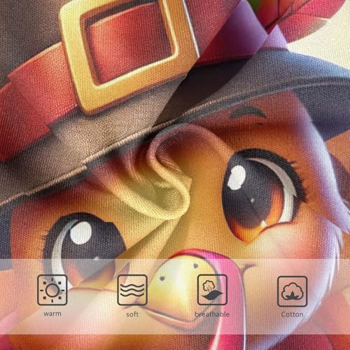 Cute Thanksgiving Turkey Little Girl Panties Girls Underwear Toddler Cotton Cartoon Briefs Girls Undies 2t3