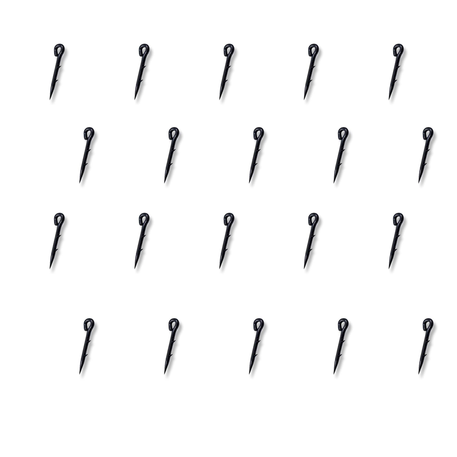 HGENAHGTF 20Pcs Fishing Hook Metal Baits Spikes for Metal Carps Fishing Hook Stings Boilies Pin Stings Boilies