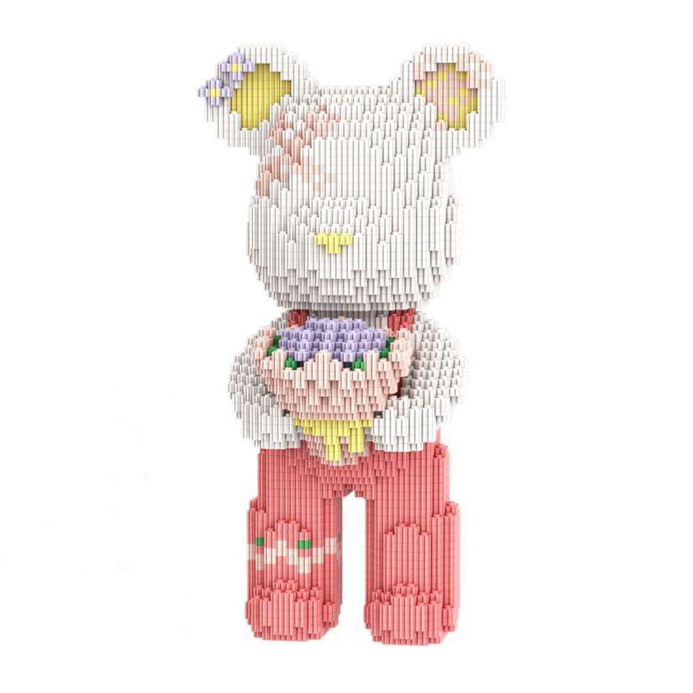 Neacole Building Blocks Set, 4500 Pieces, Medium Bear Design, Creative Construction Toy (Princess Bear)