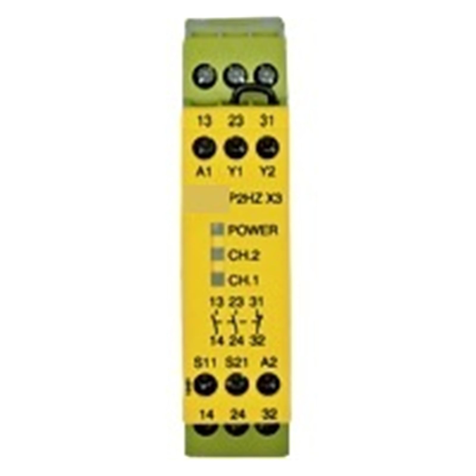 Qvivfyboe One Color Safety Relay 774350 P2hz X3 24 Vdc 2 No 1 Nc Safety Relay