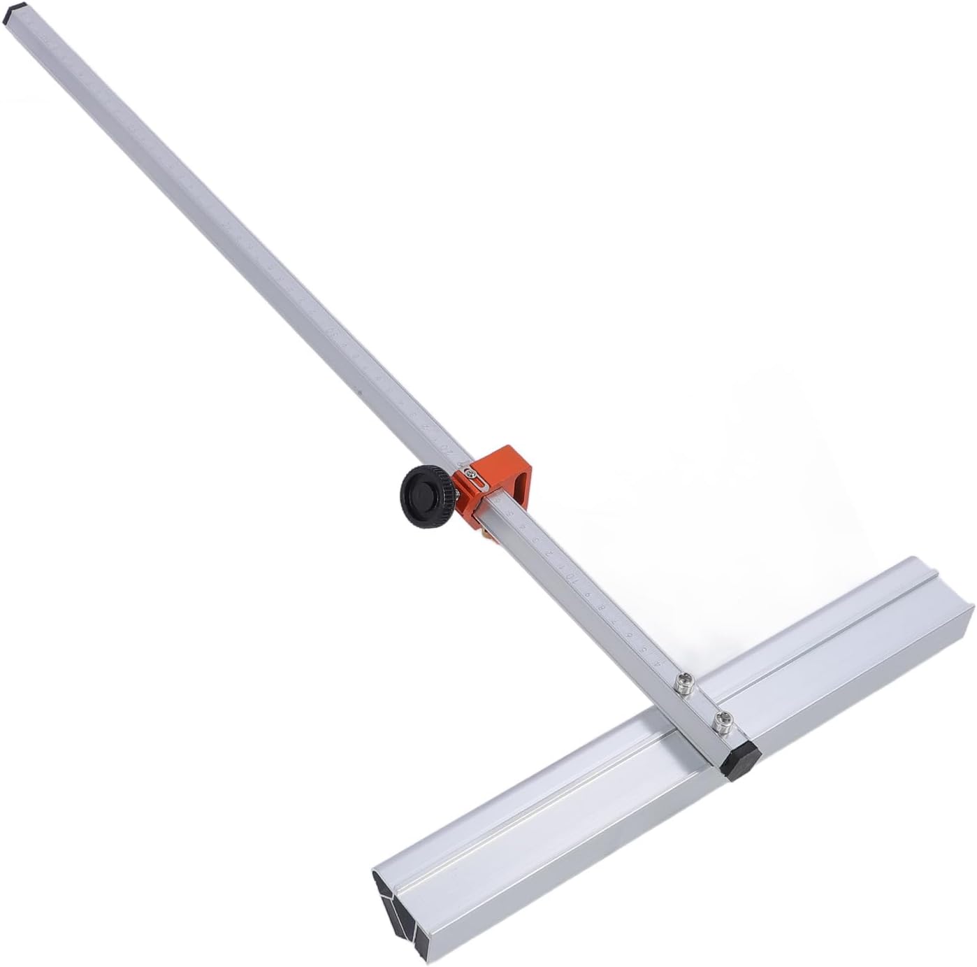 Zunate T Type Push Glass Cutter 60cm, 14 Roller Manual Glass Cutting Tool for Thick & Ceramic Tile, Aluminum Alloy TShaped Cutter for Crafts & DIY