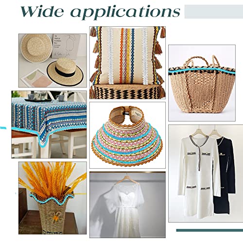 Pandahall 27.34 Yards(25M) Centipede Braid Trim, Blue Shiny Soft Lace Ribbon Polyester Braid Ribbon Plush Braid Trim Lace Trim Fabric Trim For Home Decor Diy Crafts Curtain Dress Costume Making #TOP5