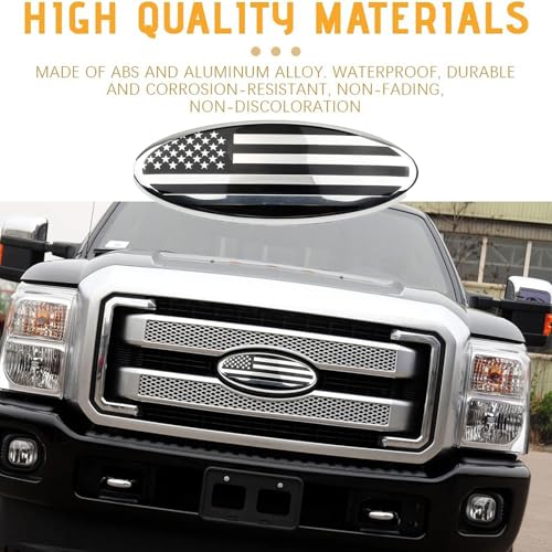 Image of for Ford Emblem, 7 Inch F150 Front Grill Tailgate American Flag Emblem for 04-10 Explorer 03-06 Expedition 07-14 Edge 07-12 Fusion 08-15 Escape 99-04 F150 F250 F350