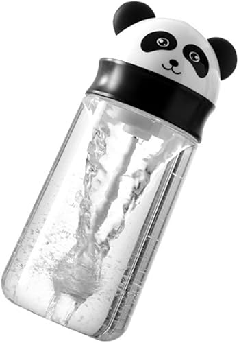 Batidora eléctrica de proteínas de alta calidad, 13 onzas, adorable batidora de panda para mezclar proteínas, tazas portátiles de gimnasio y