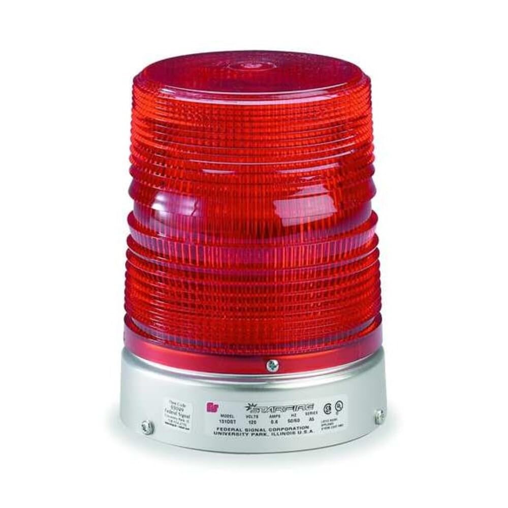 Federal Signal Warning Light, Double Flash Strobe, Red: Automotive