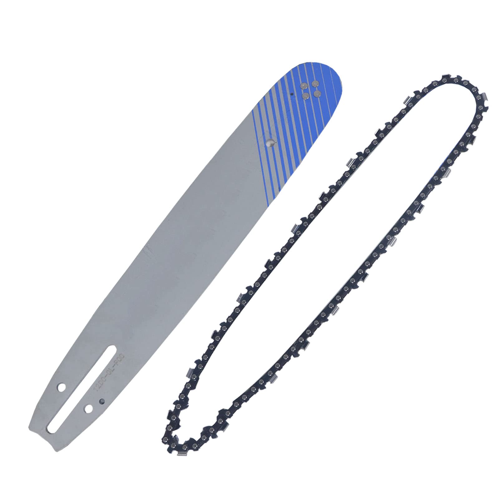 SPARES2GO 12" Chain & Bar Set compatible with Bosch AKE30 AKE30B AKE30LI AKE35B Chainsaw (45 Links, 3/8″ LP, 30cm)