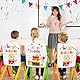 ASTNIC 2 Stück Geburtstag Stuhlabdeckung, Geburtstag Sitzbezug Bunter Klassenzimmerstuhl Geburtstag Cupcake Stuhlabdeckung für Kindergeburtstag Schule Stuhl Home Dining Party Decor