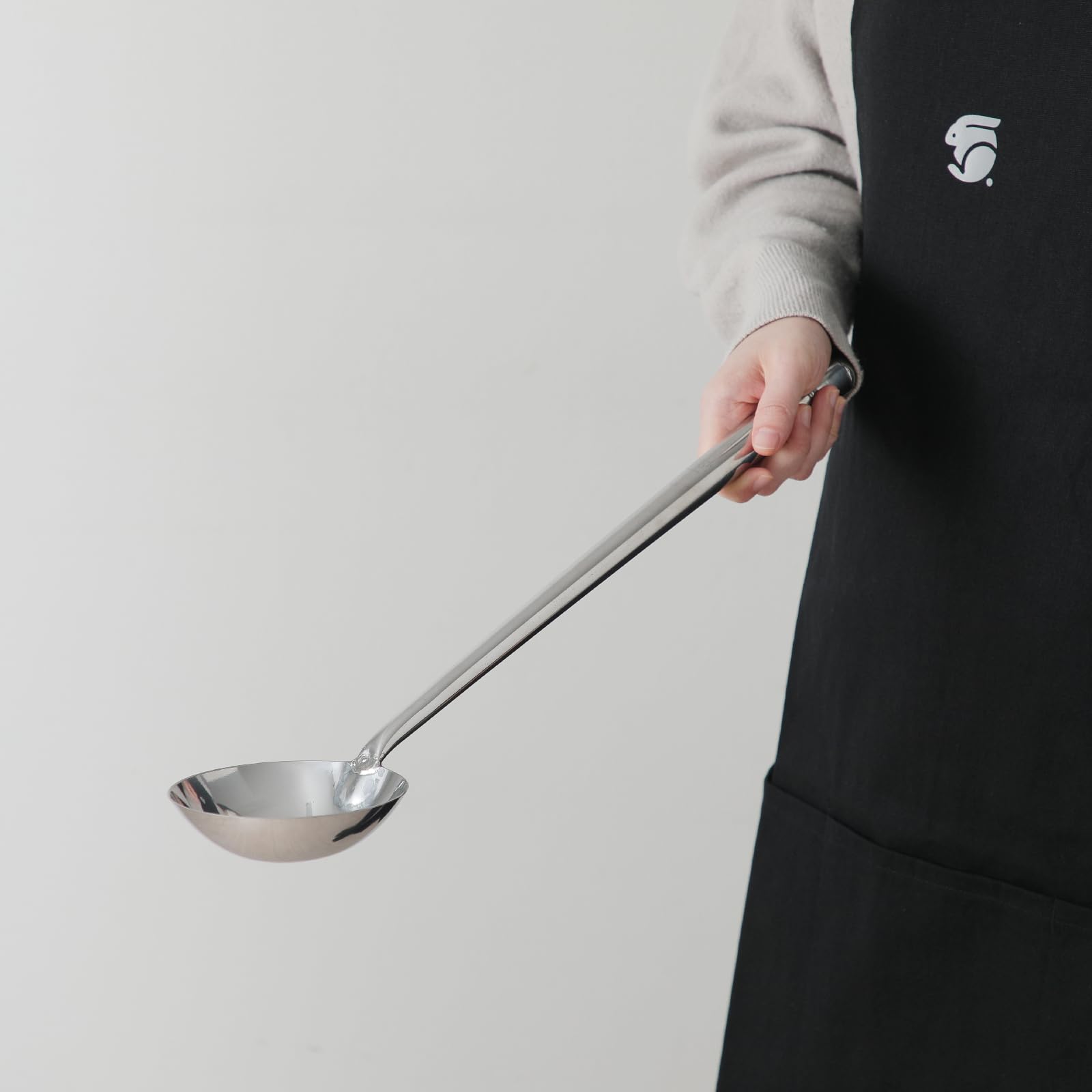 Amazon | オールステンレス製 中華お玉と中華ヘラ セット 業務用サイズ