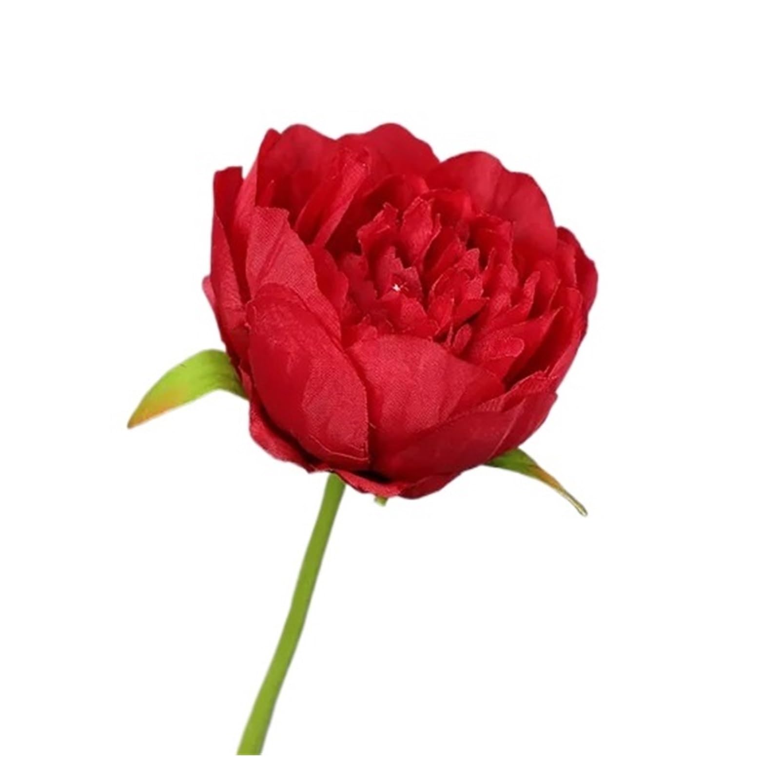 Casetlong 10Pcs For Home Decoration Fake Flowers Bouquet Wedding Decor Party Photography Props(Red)