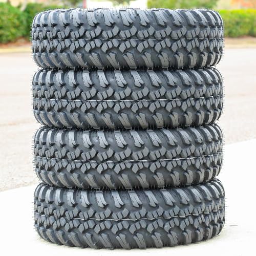 Set of 4 (FOUR) Forerunner Aurora A/T ATV UTV All-Terrain Off-Road Radial Tires-30x10.00R14 30x10R14 30x10x14 79J Load Range 8 Ply BSW Black Side Wall