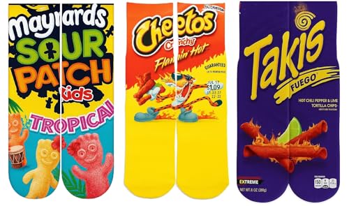 DJDesigns 3D Printed Graphic Kids Youth Sizes (Fits Ages 5-9) Mid Crew Sock (3 Pair Bundle)