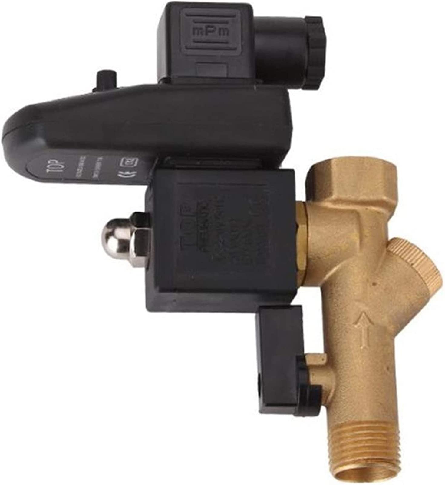 Válvula de drenaje electrónica automática DN15 de 1/2 pulgada - 24 V/110 V/220 V/380 V para sistemas de aire comprimido (controlador OneColor)