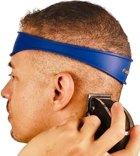 Hands-Free Fade Guide for Men – Silicone Haircut Template for Clippers | Neckline Shaver Guide | DIY Self Haircut Tool