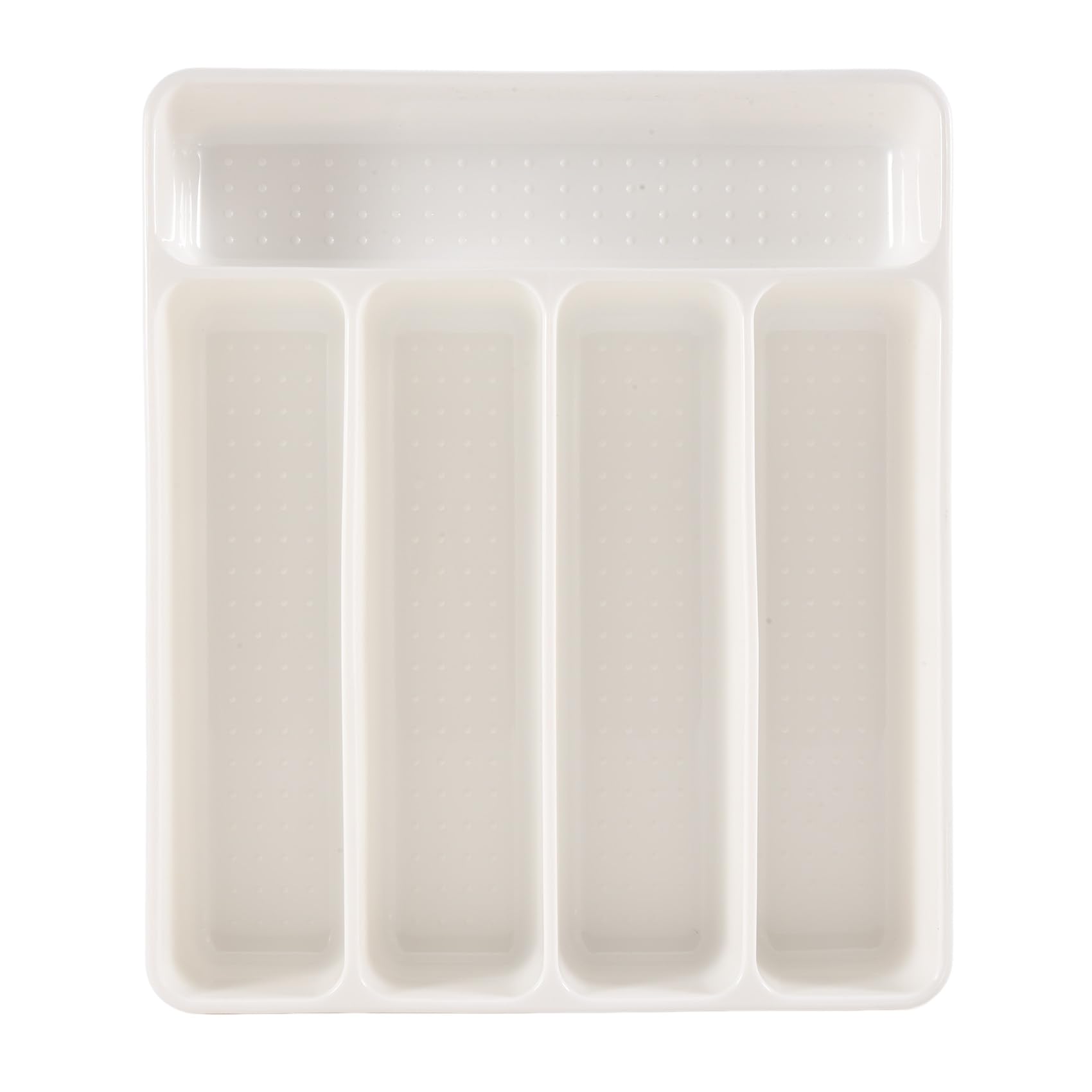 CTRLZS New Kitchen Drawer Organizer Tray Spoon Cutlery Separation Finishing Storage Box Cutlery Kitchen Storage Organization White